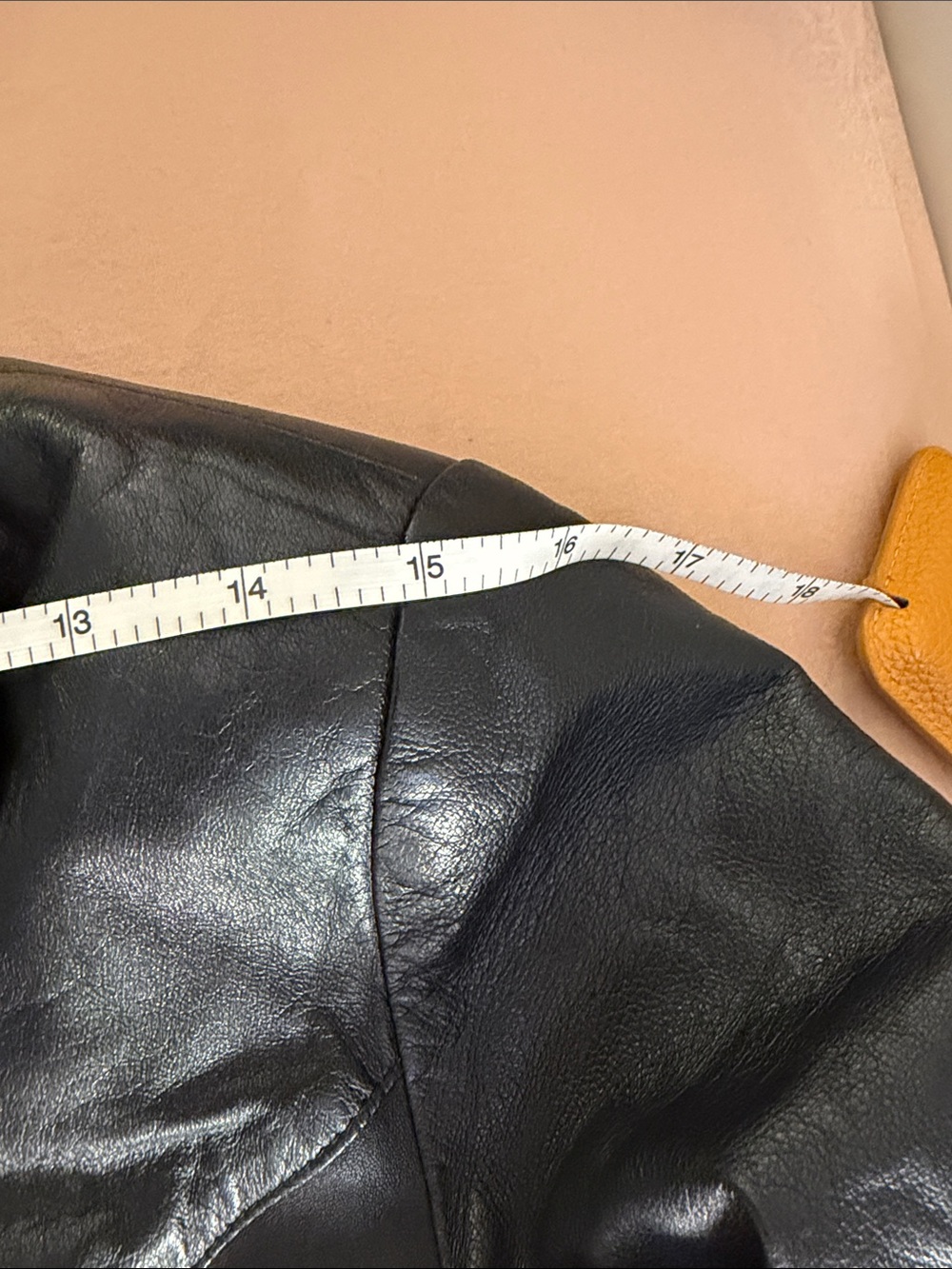 Canali Vintage Black Leather Jacket ya - Picture 11 of 14